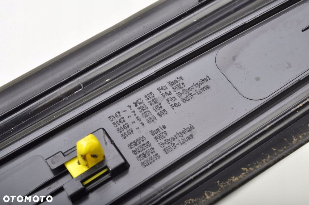 BMW F20 LIFT LISTWY PROGOWE PRZEDNIE KOMPLET - 5