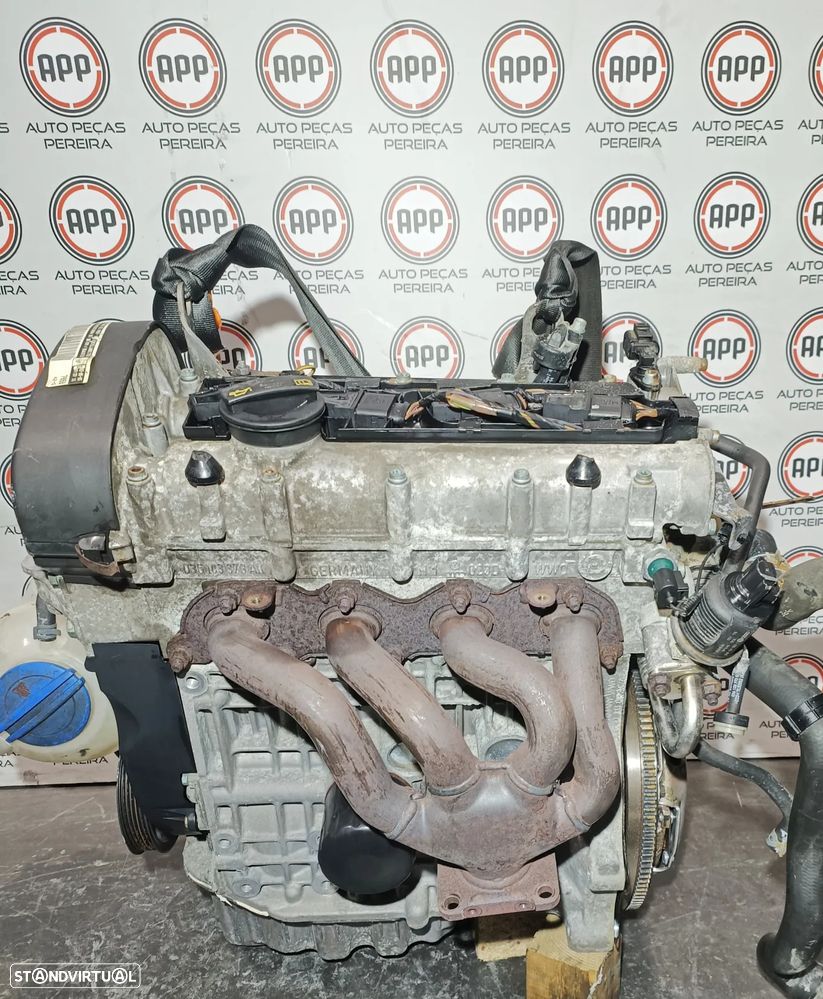 Motor usado Seat, VW, Skoda 1.4 16V, referência BKY, aprox: 92400 KMS. - 1