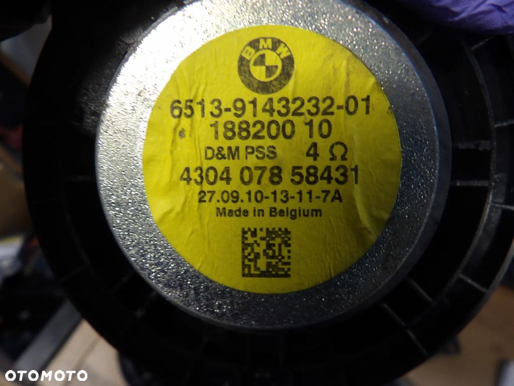 BMW - E90,E91 - KOMPLET GŁOŚNIKÓW - EUROPA - 9143232  9143231 - 3