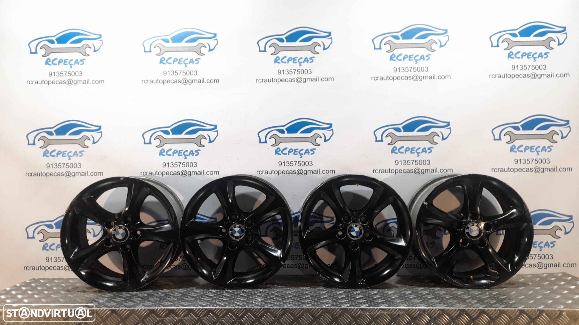 - Conjunto Jantes 17 BMW 7J ET47 5x120 6778219 - 1