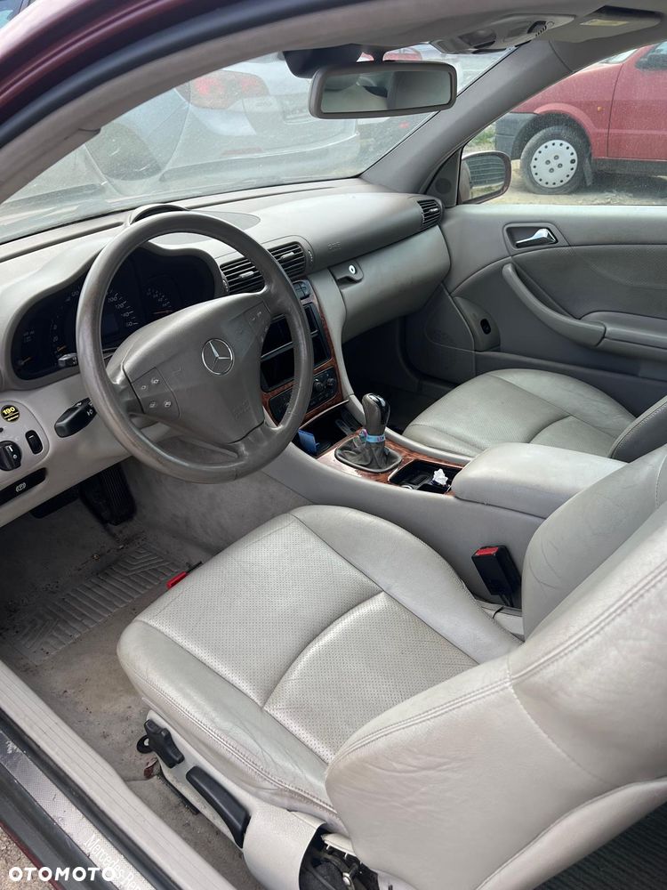 Mercedes C 200 KOMPRESSOR W203 Coupe (567U) części maska zderzak błotnik lampy drzwi klapa fotele deska - 8