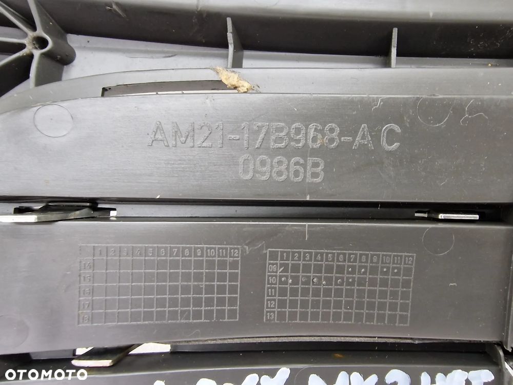 FORD GALAXY MK2 LIFT 09-15 Z CHROMAMI KRATKA ŚRODKOWA ZDERZAKA PRZEDNIEGO , NR AM21-17B968-AC , NR AUKCJI K144 - 19