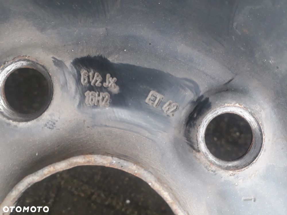 felgi stalowe 16" 5x112 ET42 6,5J 3C0601027H Audi VW Seat - 7