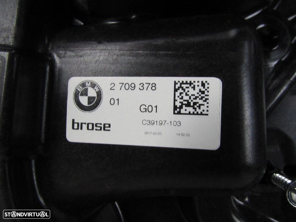 Elevador S/ MOTOR Direito/Trás Seminovo/ Original BMW X3 (G01) 51357498150 - 3