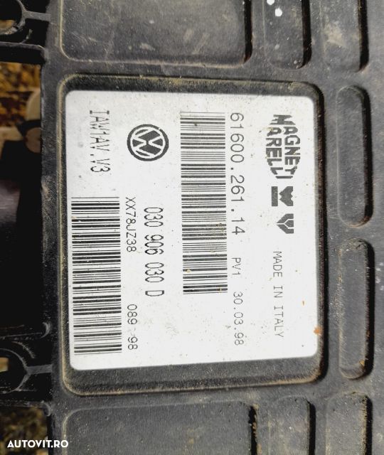 Calculator motor ecu 030906030d 1.4 benzina AEX Volkswagen VW Polo 3 6N  [din 1994 pana  2001] seri - 3