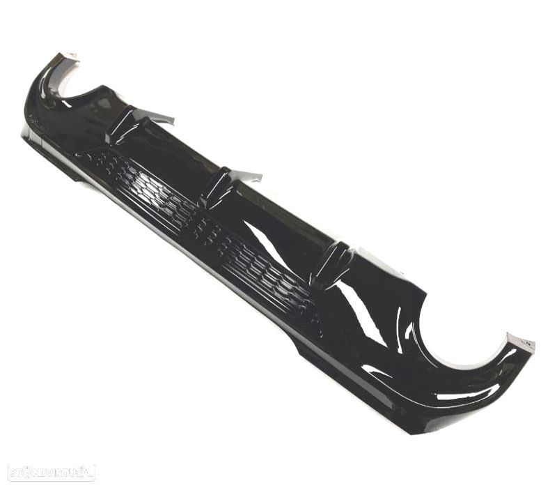 DIFUSOR BMW F40 19- LOOK 135I PRETO BRILHANTE - 4