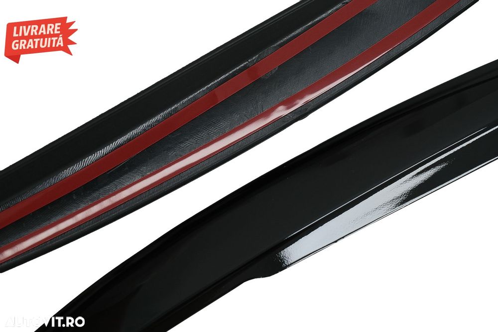 Pleoape Faruri VW Polo 6R 6C (2009-2017) Negru Lucios- livrare gratuita - 5