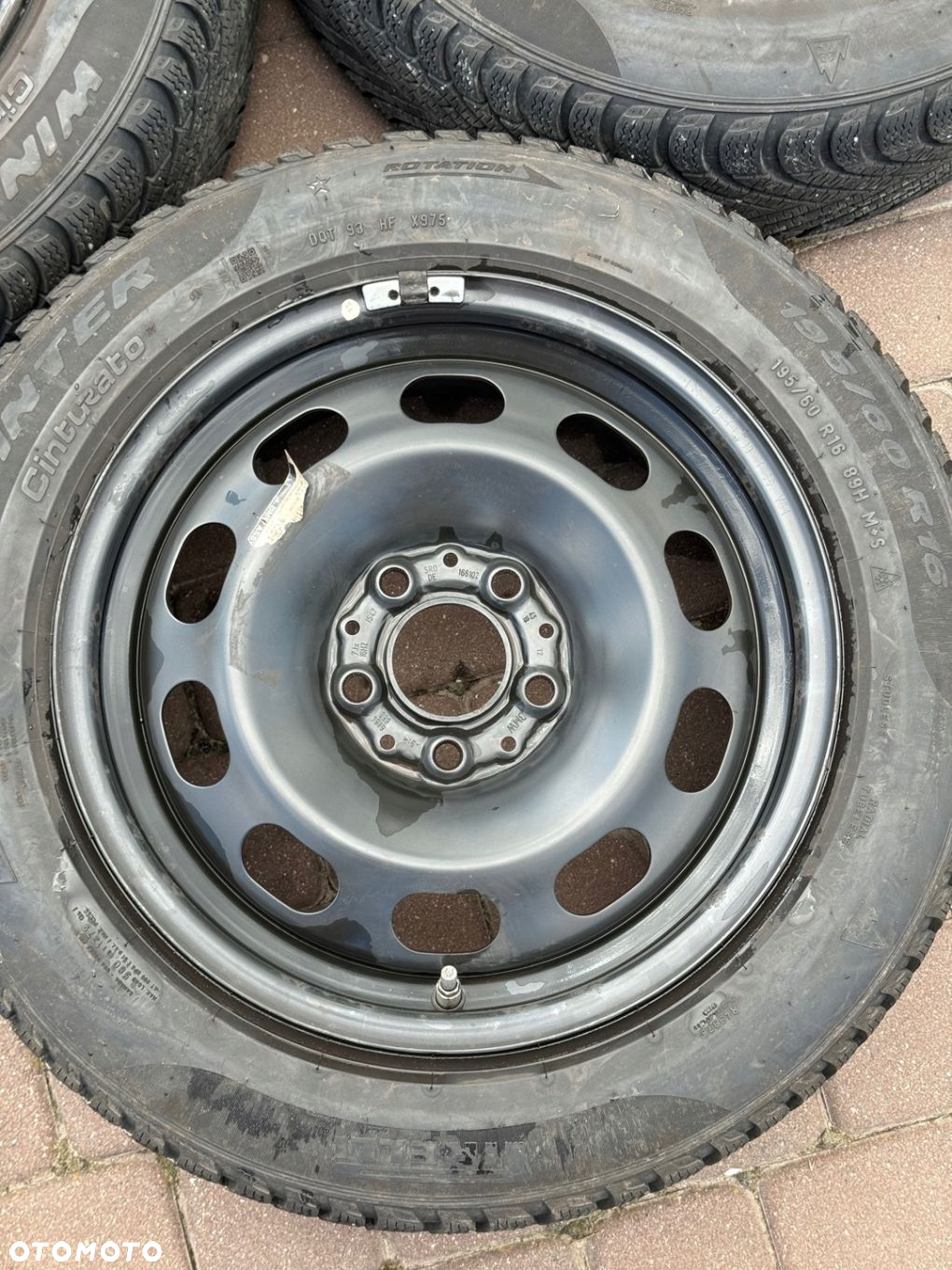 Orygin koła felgi stalowe BMW 2 F45 F46 5x112 16  czujniki TPMS opony Zima - 7