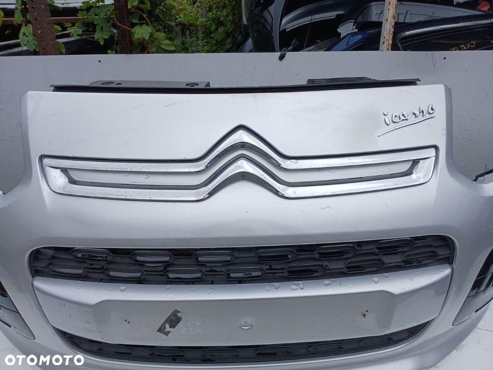 ZDERZAK PRZÓD PRZEDNI HALOGENAMI C3 PICASSO LIFT 12-17r. SREBRNY EZRC LED - 4