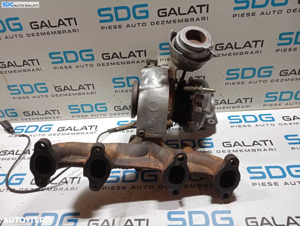 Turbo Turbina Turbosuflanta Volkswagen Golf 5 2.0 TDI BMM 2004 - 2009 Cod 03G253014N [M7069] - 5