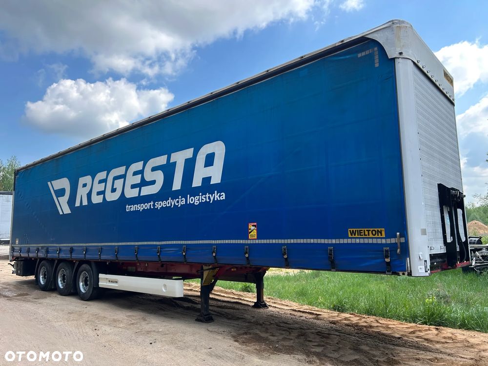 Wielton FIRANKA / COILMULDA / MEGA R 19.5 / OSIE SAF / PIERWSZA OŚ PODNOSZONA / 2018 ROCZNIK / PODNOSZONY DACH / DOSTĘPNE 4 SZTUKI DO WYBORU !! - 5