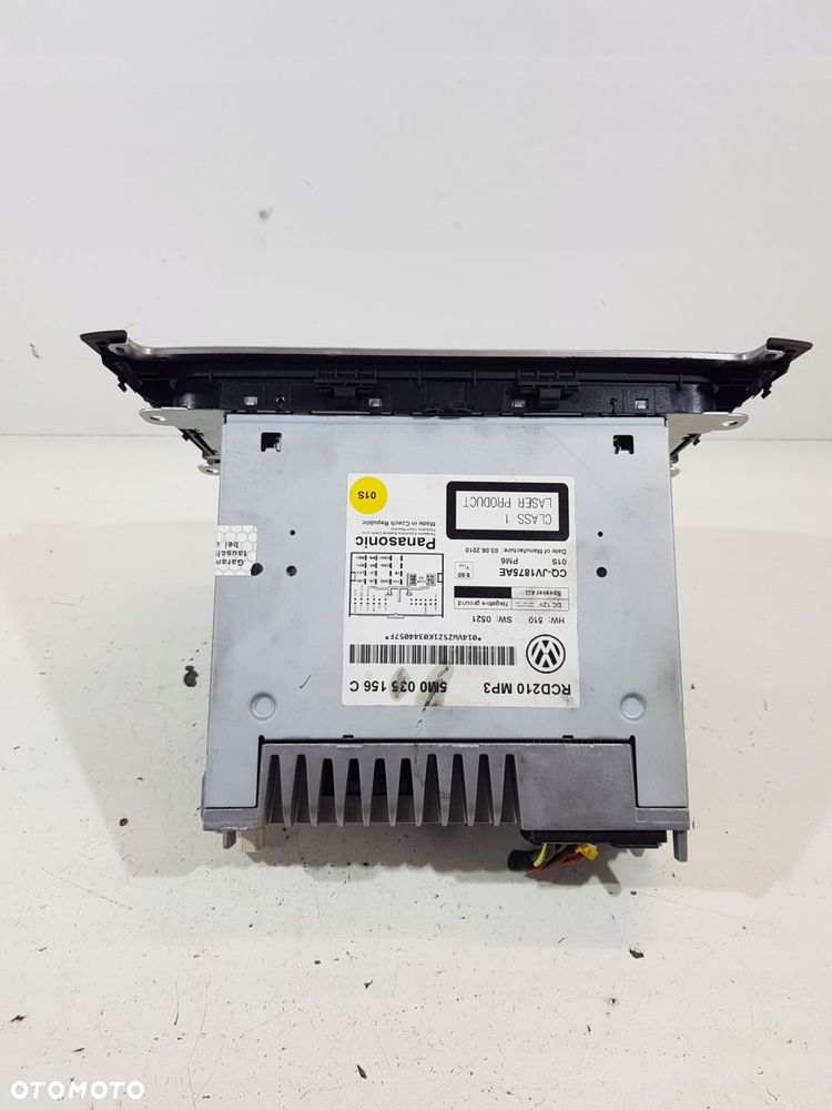 radio vw polo v golf 1.6 tdi 5m0035156c - 3