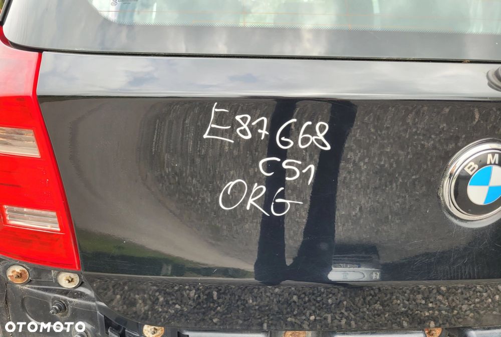 KLAPA BAGAŻNIKA BMW E87 668 SCHWARZ II - 4