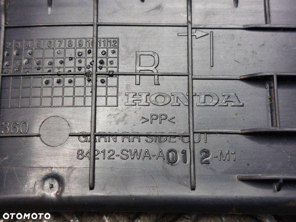 LISTWA PROGOWA LEWA + PRAWA HONDA CR-V III 84212-SWA-A012-M1 - 10