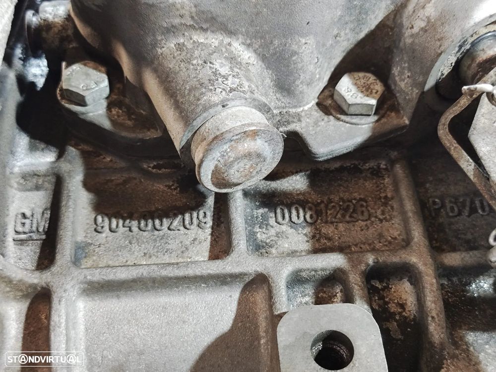 CAIXA VELOCIDADES MANUAL OPEL VECTRA B J96 1.6i 16V 101CV Z16XE GM90400209 90400209 0081226 P6704 - 7