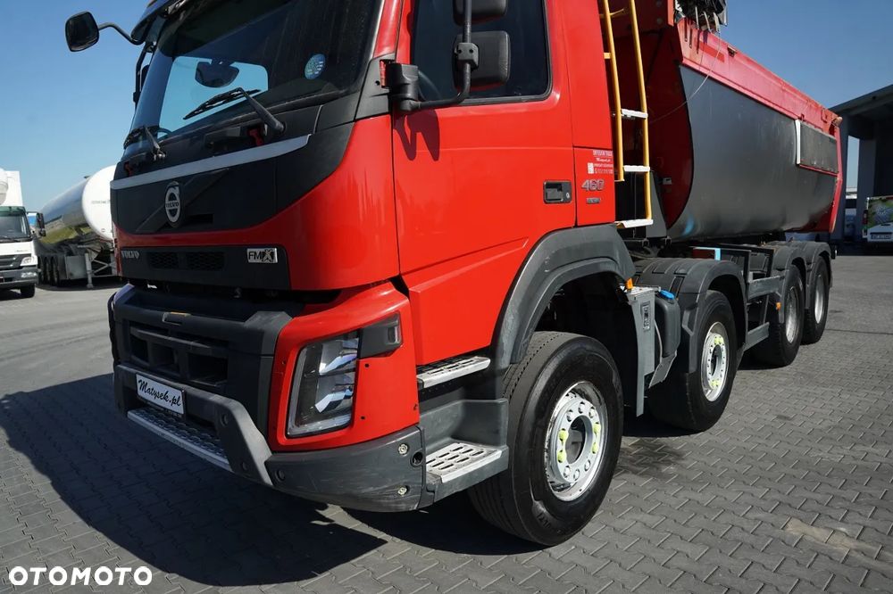 Volvo FMX 460 / 8x4 / WYWROTKA TYLNOZSYPOWA / HYDROKLAPA / I-SHIFT  / PLANDEKA  ELEKTRYCZNA  /  EURO 6 / - 16
