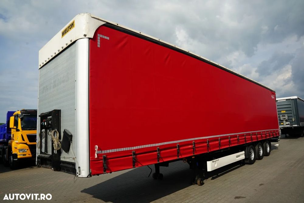 Wielton CORTINĂ WIELTON / MEGA / ACOPERIȘ CULISANT / SISTEM BDE - STALPINI CULISANTI / SAF - 2