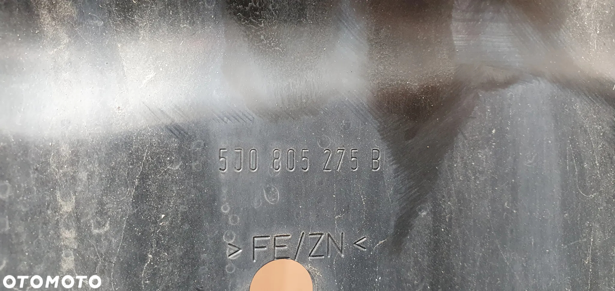 Podszybie metalowe blacha Skoda Roomster 5J0805275B - 7