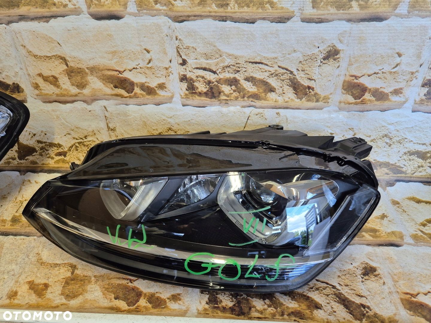 vw golf 7 VII 5g1 941751 xenon skrętny led na 3 moduły lewa lampa - 1