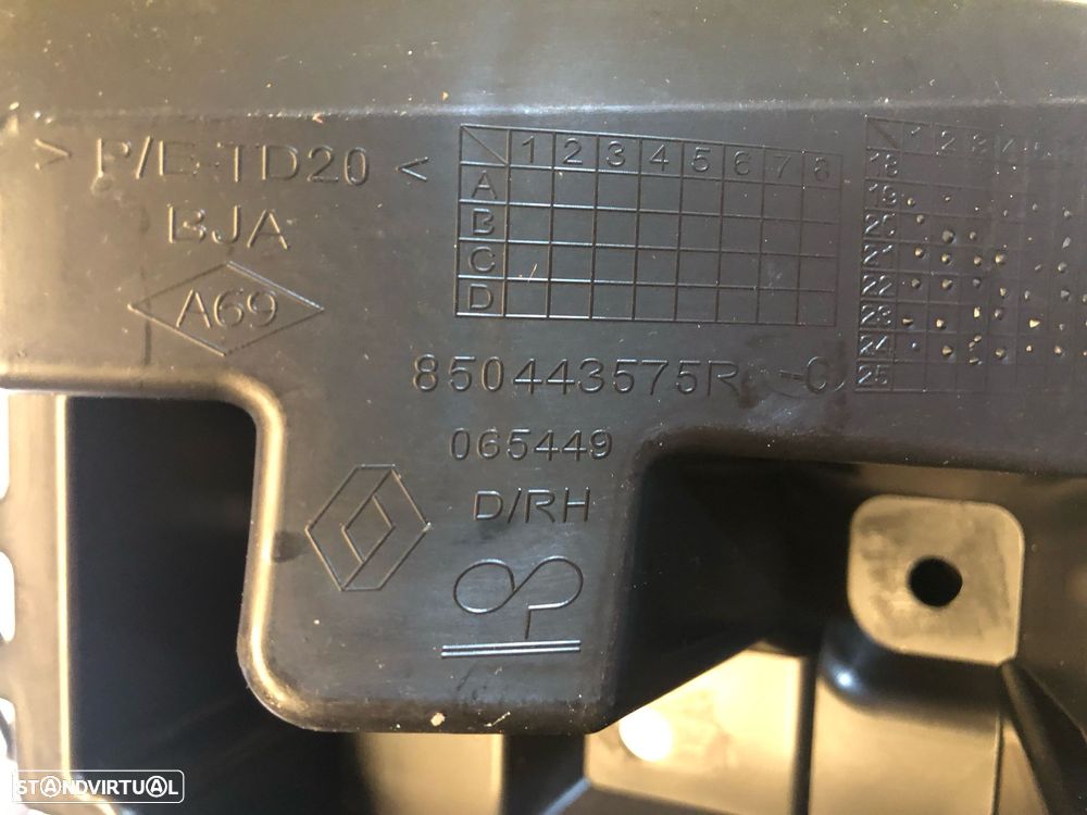 RENAULT CLIO V 5 KIT SUPORTES GUIAS DE PARA CHOQUES TRAS - Z521 - 11