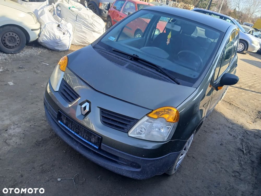 renault modus tec67 maska zderzak lampa grill błotnik drzwi zbiornik paliwa szyba lusterko - 2