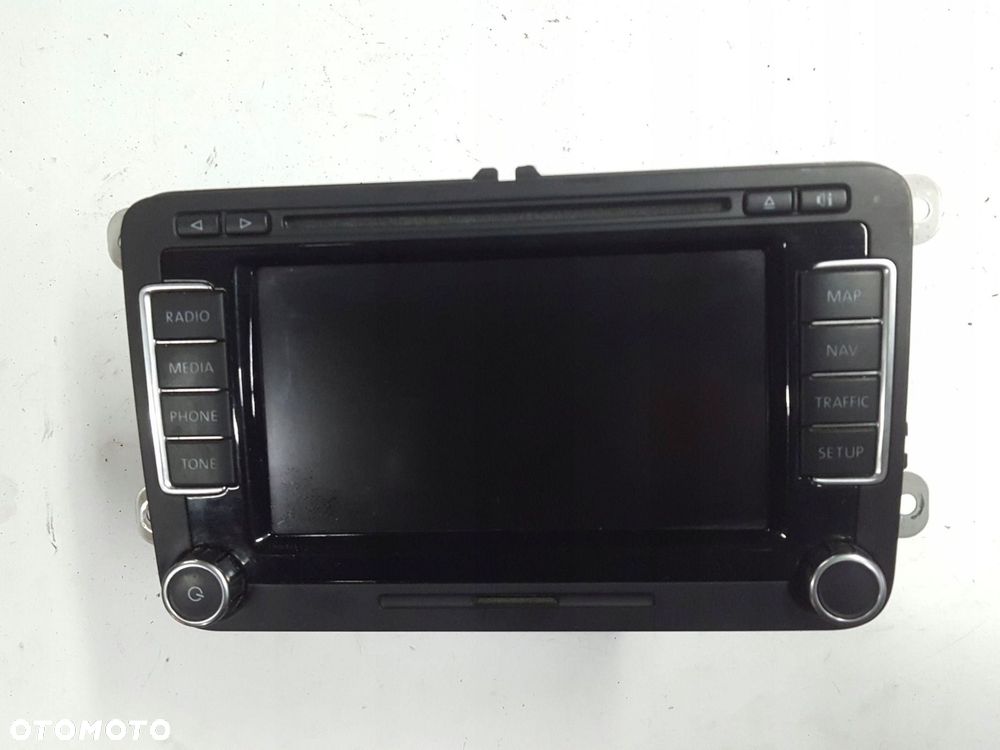 VW TIGUAN I 5N 06-15r GOLF VI PASSAT B7 NAWIGACJA GPS RADIO 1T0035680B - 1