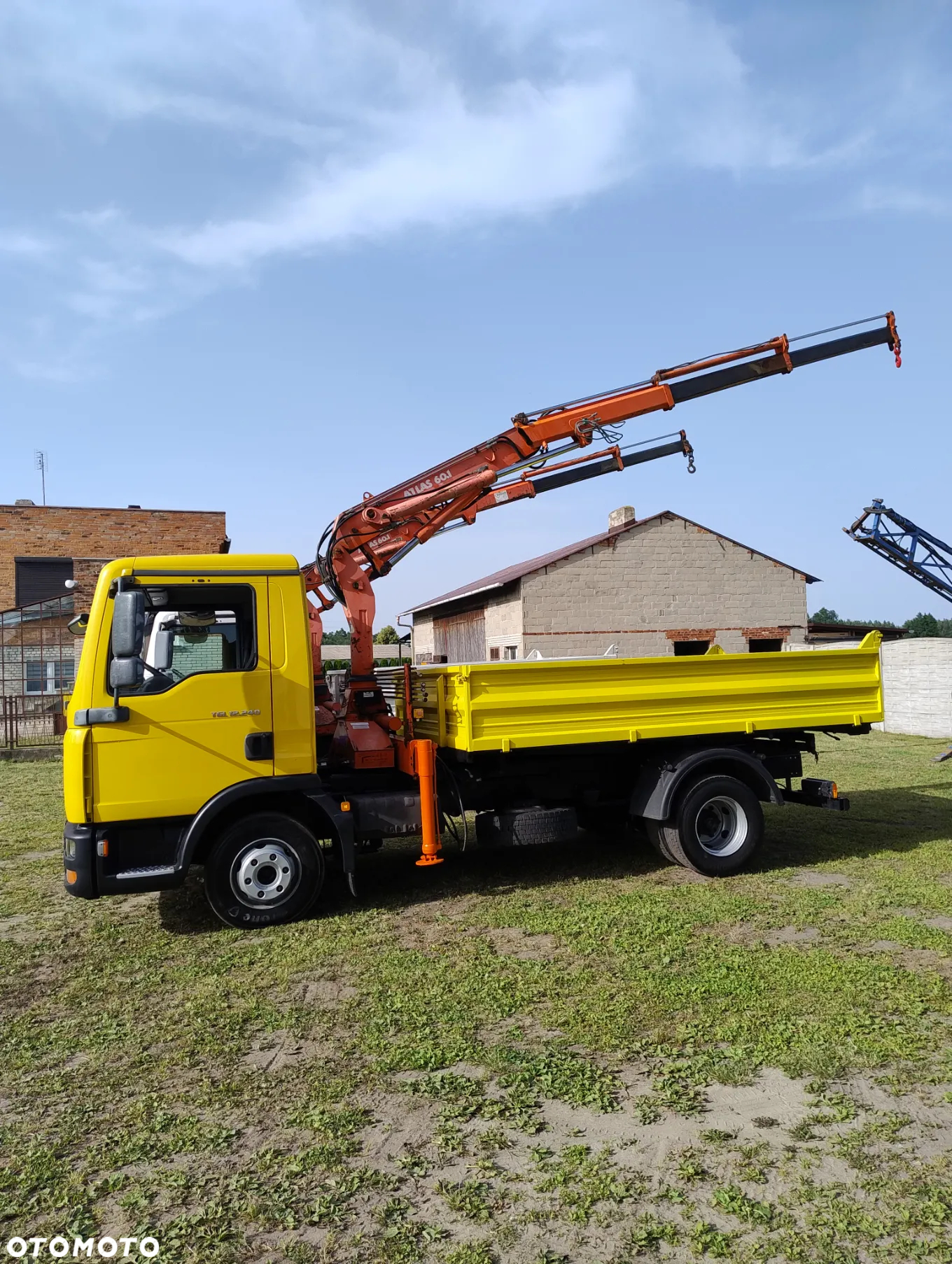 MAN TGL 12.240, wywrotka z hds , kiper , hds , blokada mostu, sprowadzony - 3