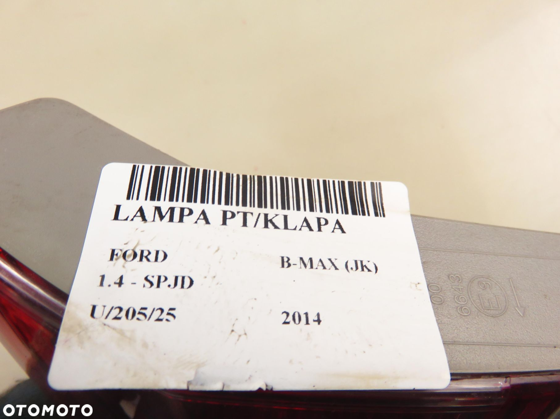LAMPA PRAWA TYLNA KLAPA FORD B-MAX (JK) AV1113A602AG - 13