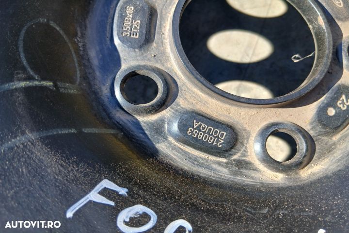 Roata de rezerva slim R16 JX7C-1015-BAA 3.50BX16 ET25 125/70 R16 JX7C - 2