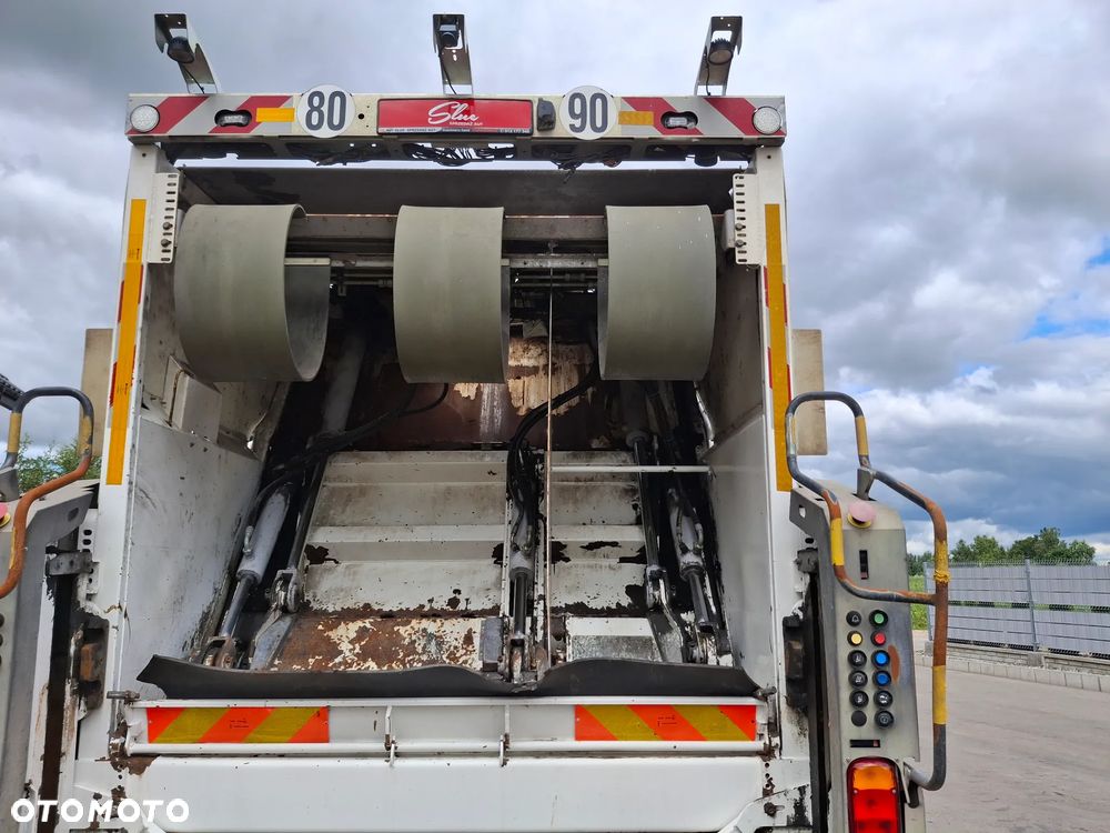 Iveco Stralis 360 Euro 6 Śmieciarka Dwukomorowa FAUN SL5 TR2L 2015 Rok Segregacja Odpady 3 Osie Tył Na Poduszkach - 12