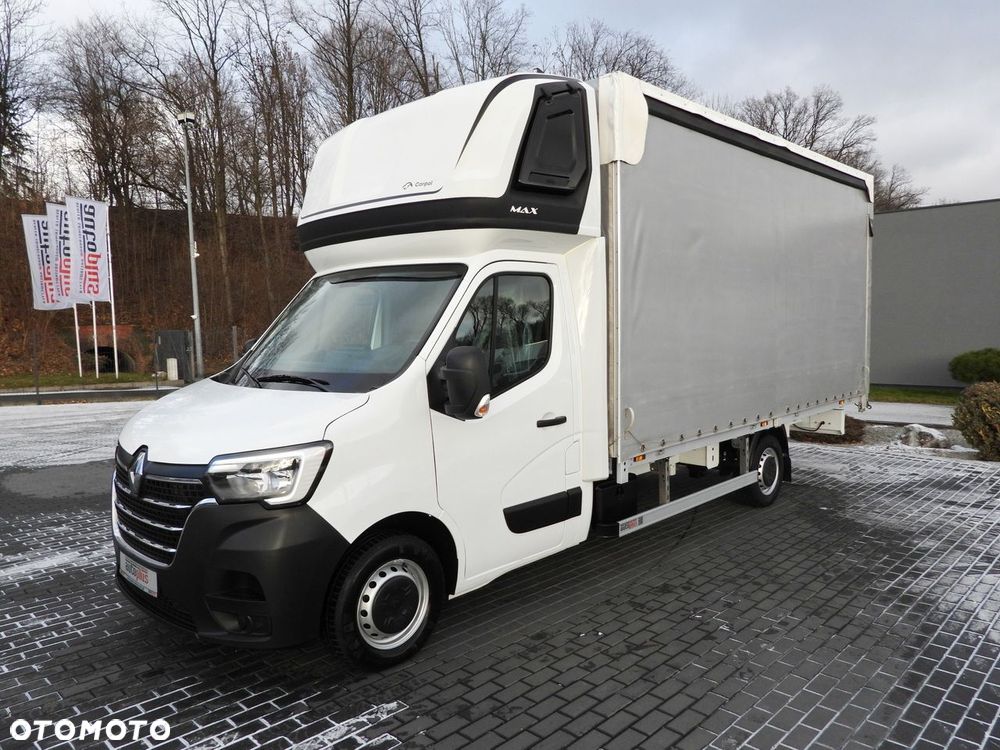 Renault MASTER PLANDEKA 10 PALET WEBASTO TEMPOMAT LEDY PNEUMATYKA KLIMATYZACJA  165KM - 7