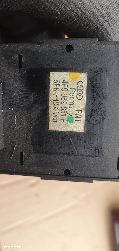Przełącznik panel szyb lewy przód Audi A8 D3 4E0959851B - 7