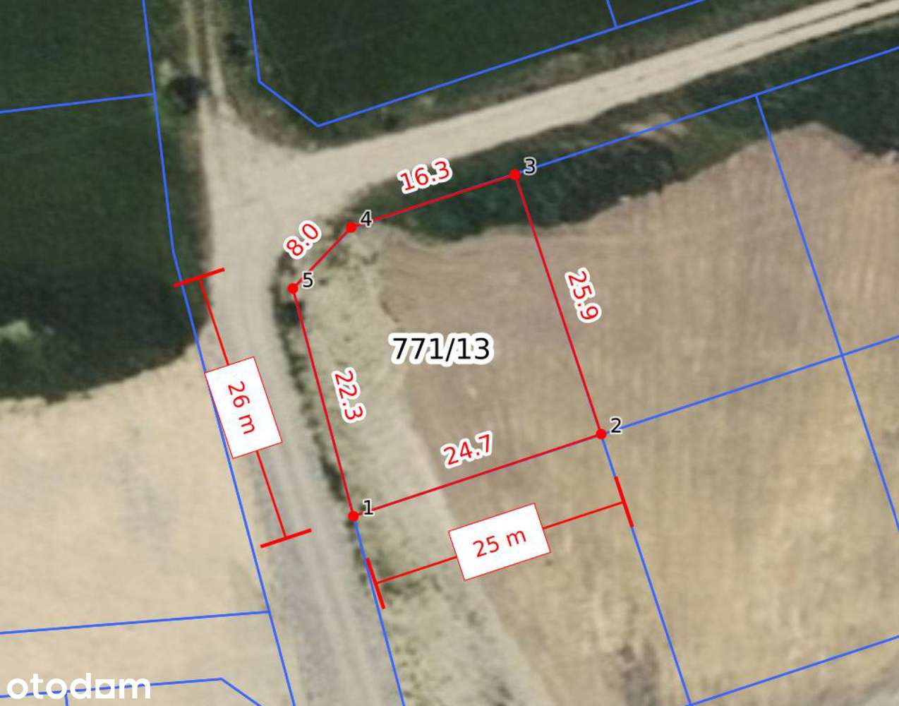 Tomt, 609 m²