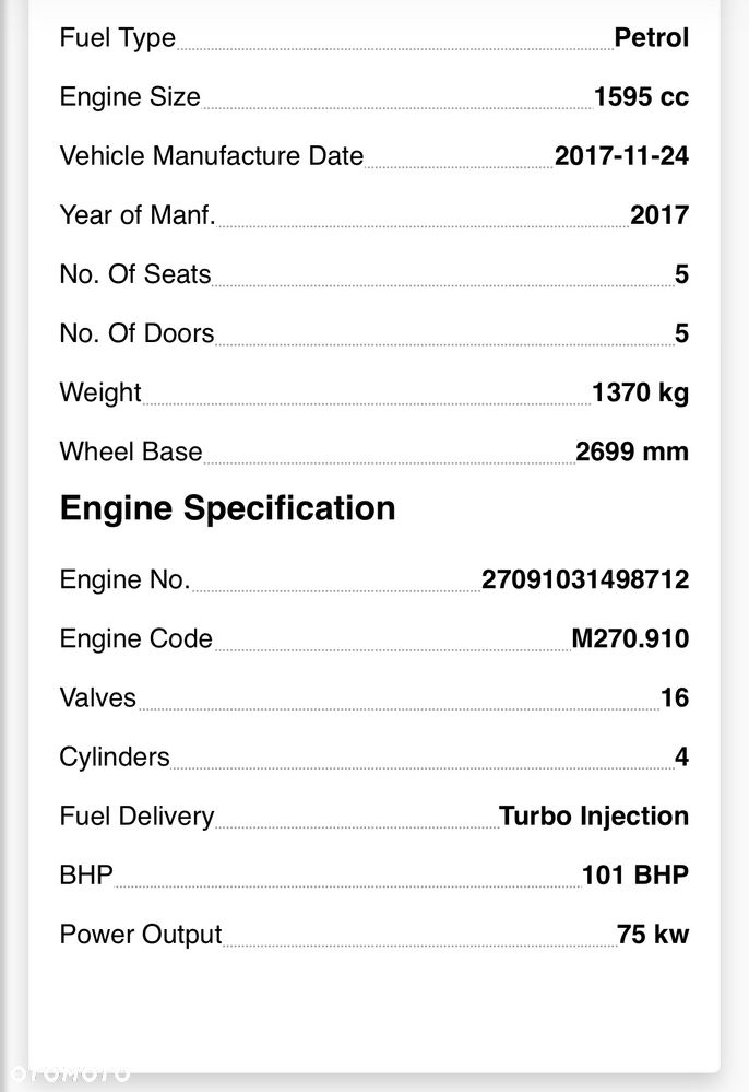 Mercedes-Benz CLA 180D X117 1.5 dCi skrzynia biegów A176261010105  044581 - 5