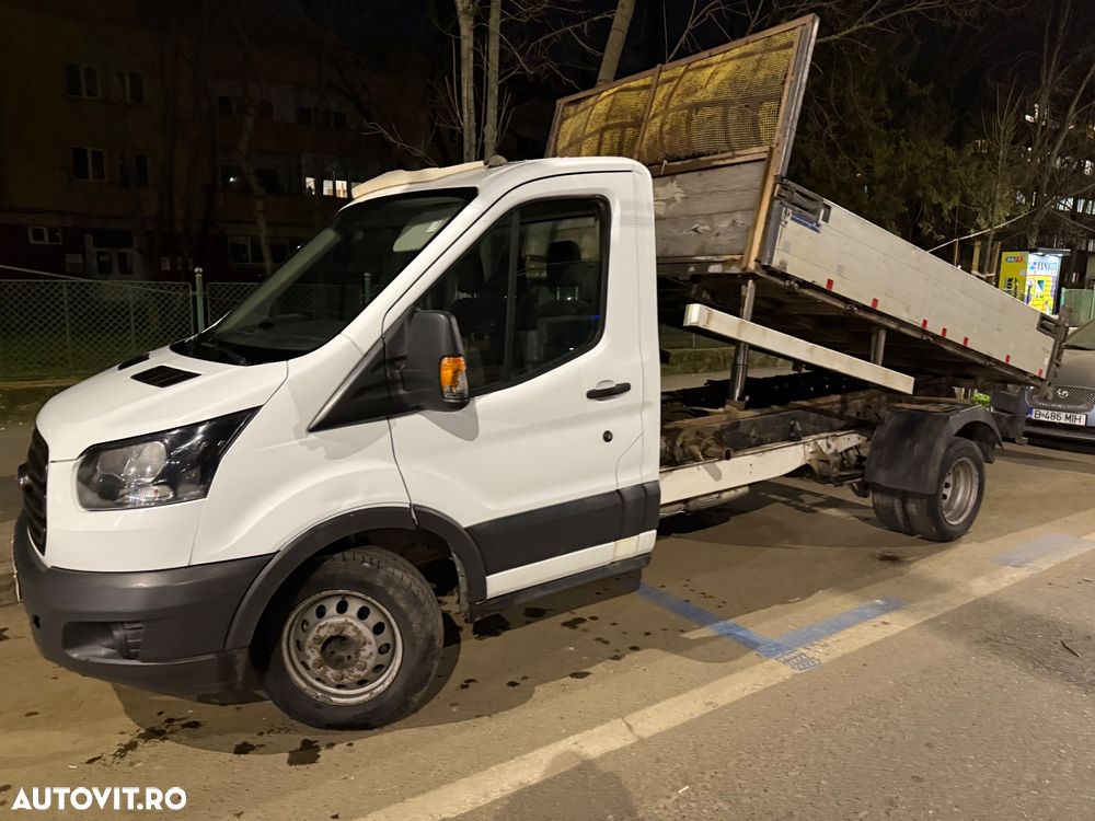 Ford Transit L3 2019 Basculabil Punte Dubla Unic Proprietar de noua Km Reali Istoric Service Kit Distribuție nou kit ambreiaj nou Camioneta Bena Tranzit Basculare Basculanta pick up NU Iveco Mercedes VW Daily Peugeot Fiat Boxer Opel Renault 35c 65c - 19