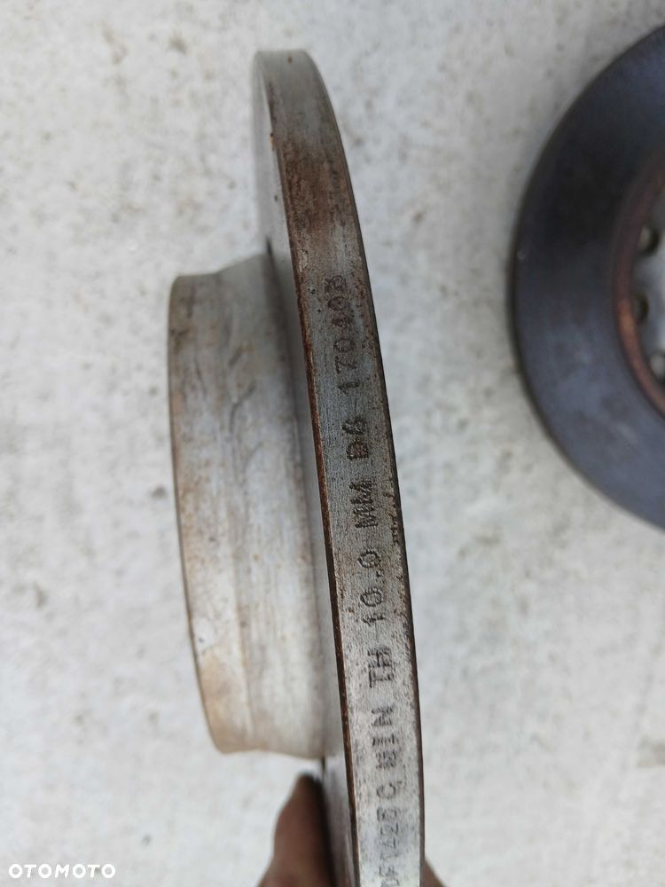 Audi A4 B6 B7 Cabrio tarcza hamulcowa tył 254mm 2 sztuki Ferodo - 6