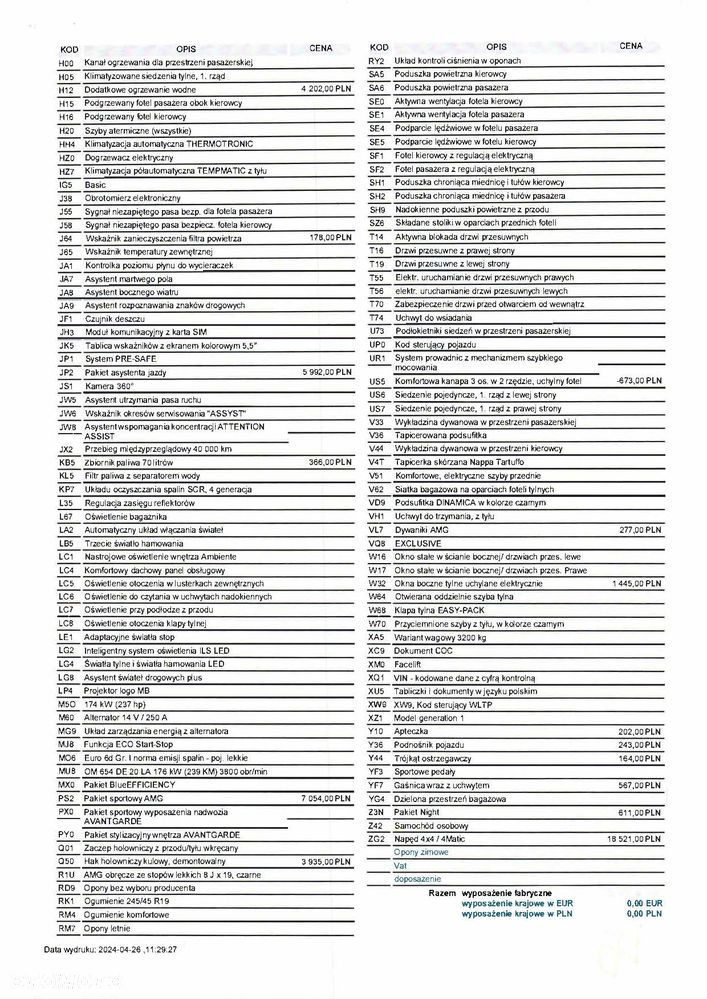 Mercedes-Benz Klasa V 300 d 4-Matic 9G-Tronic Avantgarde (d³ugi) - 17