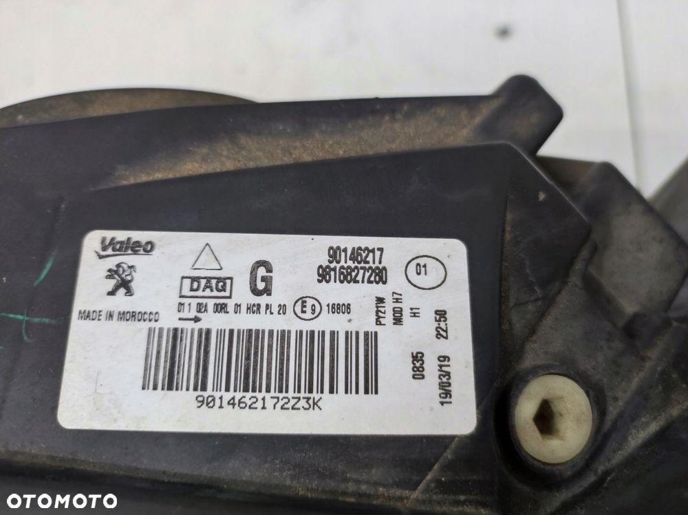 lampa reflektor lewy lewa przód peugeot rifter eu - 7