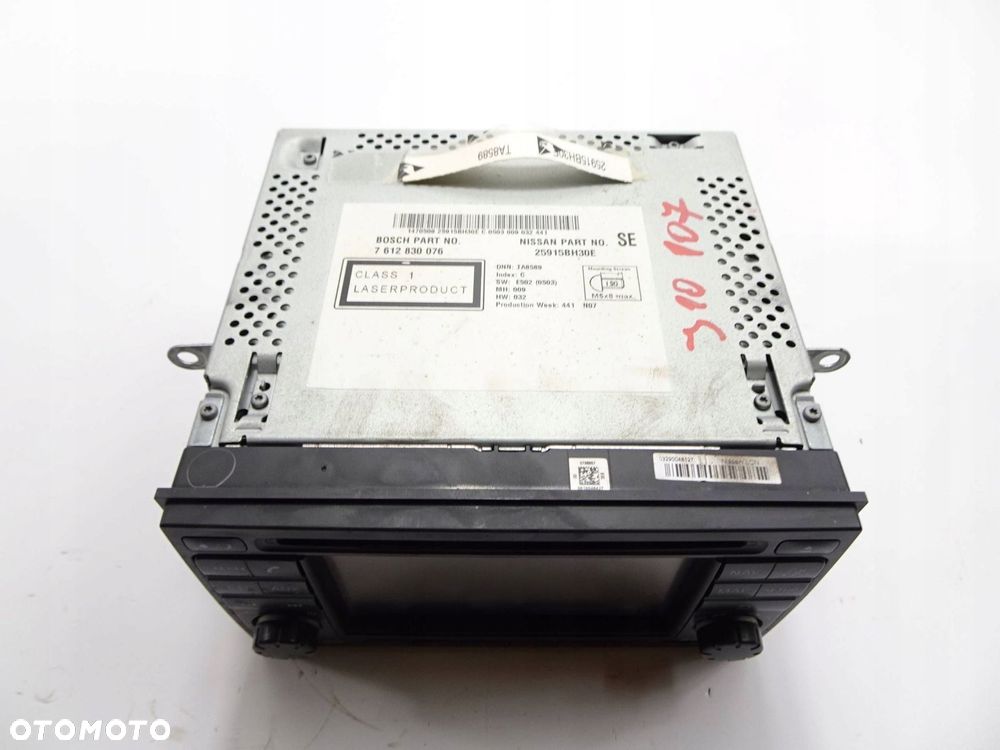 radio cd nissan qashqai j10 lift 10-13 r. 25915bh30e - 3