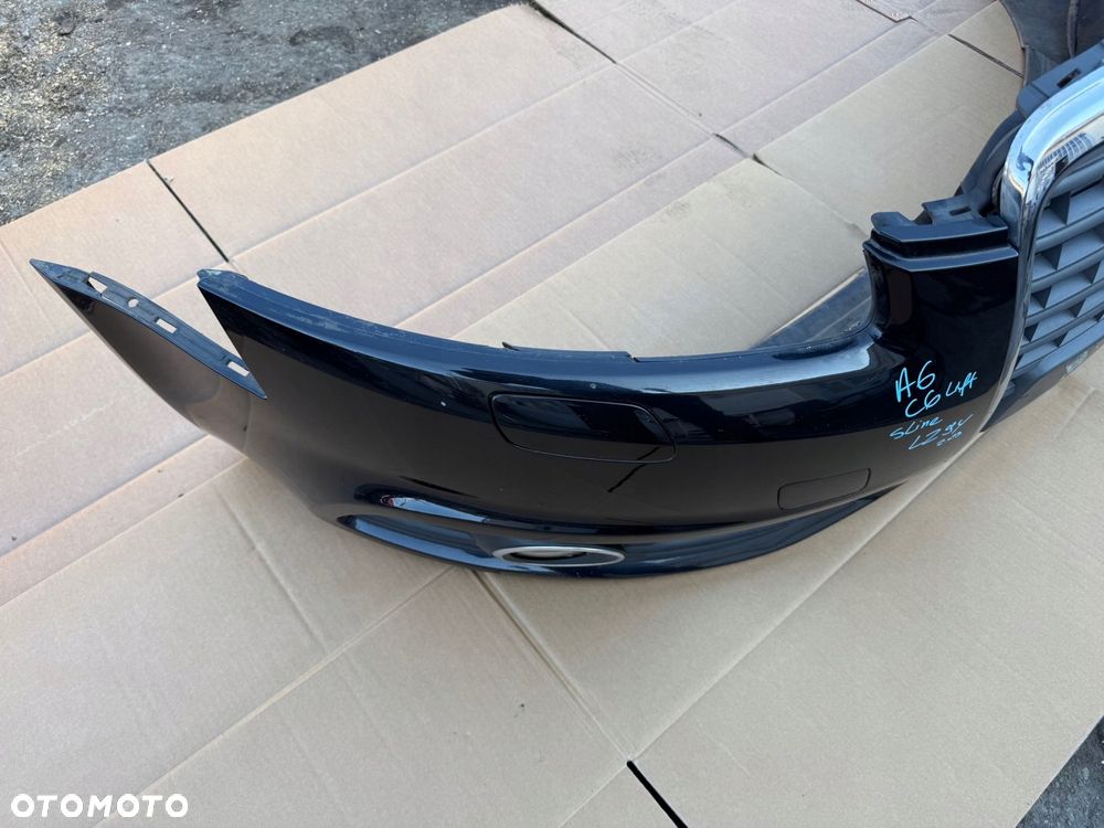 audi a6 c6 lift sline zderzak przód przedni grill xenon lz9y kompletny - 7