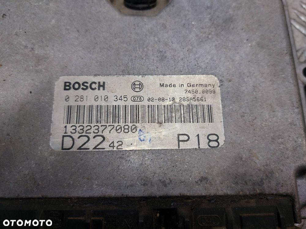ZESTAW STARTOWY CITROEN JUMPER I lift 2.2 HDI 1332377080 1332043080 - 2
