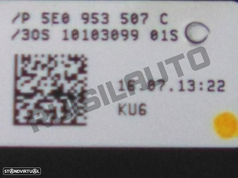 Comando / Botão 4 Piscas 5e095_3507c Skoda Octavia Iii Combi (5 - 6