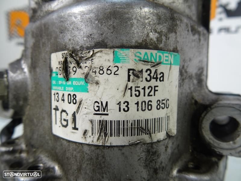Compressor Do Ac / Ar Condicionado Opel Corsa C (X01)  13106850 / 13 1 - 7