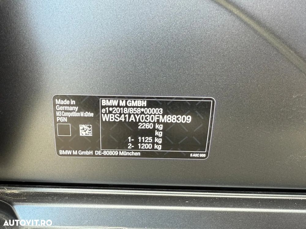 BMW M3 Competition xDrive AT - 28