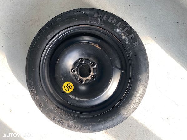 Roata de rezerva cu cheie si carlig de tractare VOLVO V40 S60 V60 125/85/R16 300776645 - 5