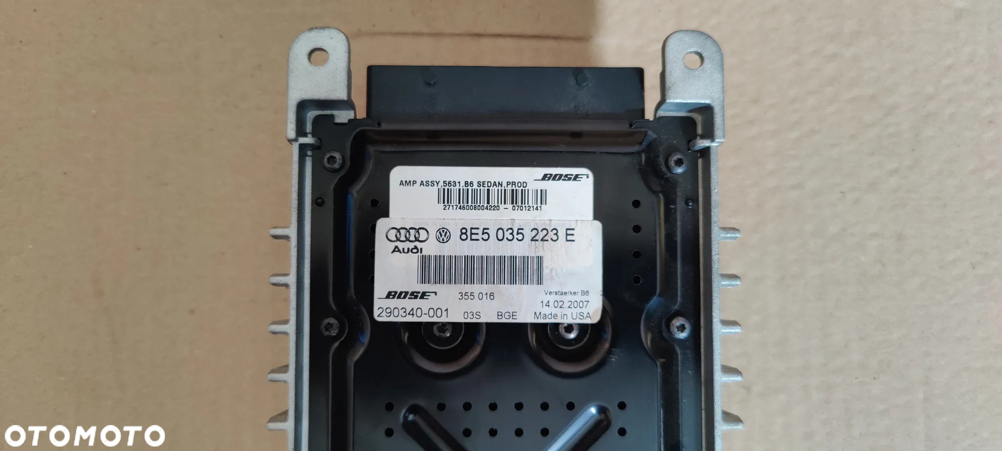 WZMACNIACZ BASU AUDI A4 B7 8E5035223E - 3