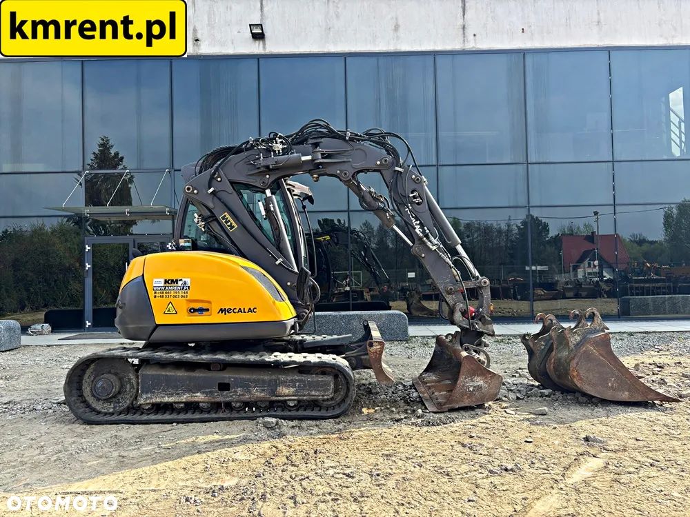 Mecalac 8 MCR MINI-KOPARKA 2017R. | MECALAC 6 MCR, JCB 8065 8080 8085 85 Z  VOLVO ECR 88, CAT 308, 307 , BOBCAT 80 KOMATSU PC 88 - 2