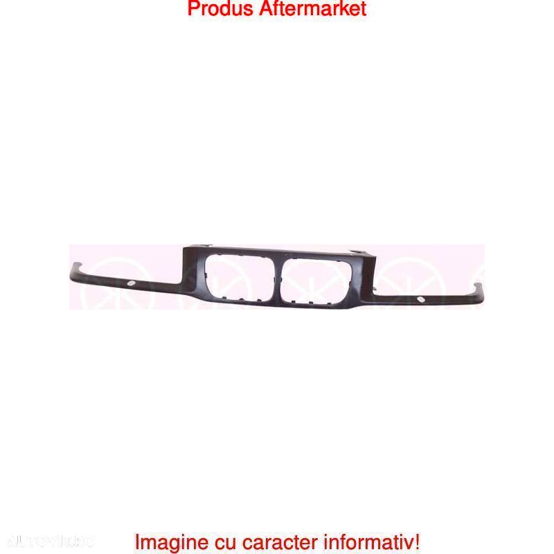 Grila radiator Bmw Seria 3 E36, 1996-03.2000, grunduit, cu gauri spalatoare, 41338225982, 200706-3 - 2