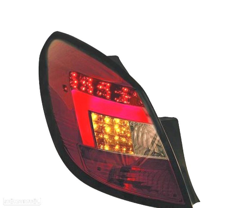 FAROLINS TRASEIROS VERMELHOS FUMADOS PARA OPEL CORSA D 06-14 - 1