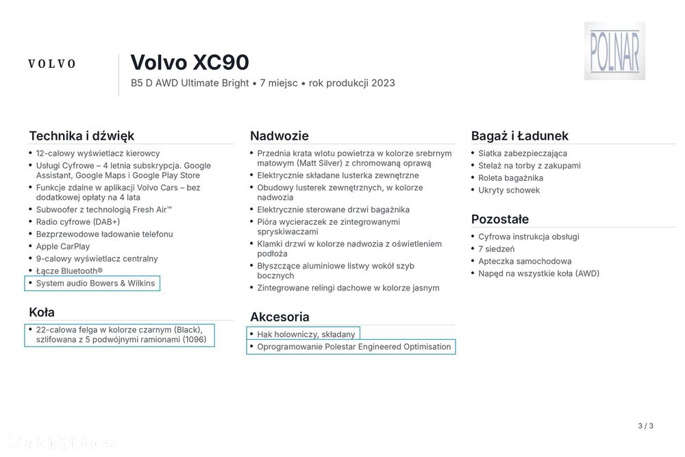 Volvo XC 90 B5 D AWD Ultimate Bright 7os - 30